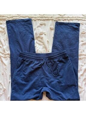 Collections Etc Navy Blue Cargo Sweatpants